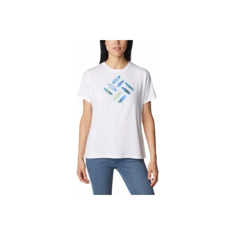 Columbia Sun Trek T-Shirt Women's White-0