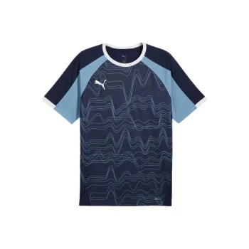 PUMA INDIVIDUALLIGAFormstrip Soccer Jersey Men's Blue 06