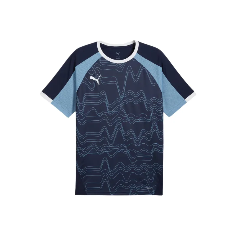 PUMA INDIVIDUALLIGAFormstrip Soccer Jersey Men's Blue 06-0