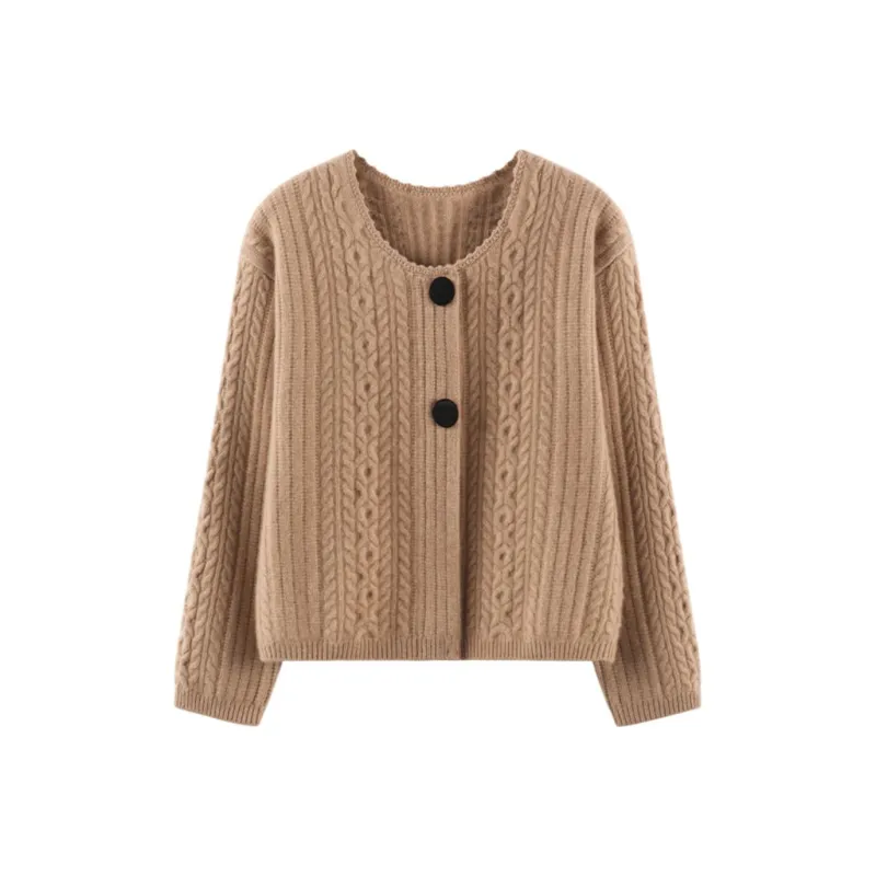 MAIGRE SIMHAT Cashmere Sweater Women's Cinnamon Beige-0