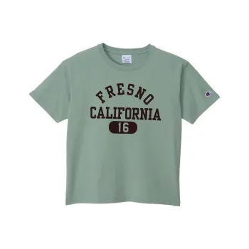 Champion SS24 T Shirt Women's Light Gray Green