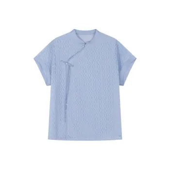 IHIMI Shirt Women's Sunny Mountain Blue