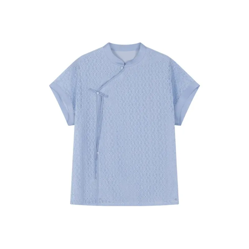 IHIMI Shirt Women's Sunny Mountain Blue-0