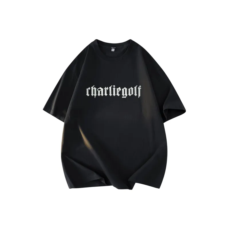 CHARLIE GOLF T Shirt Unisex Black-0
