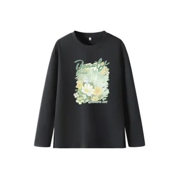 MJ STYLE Drop Shoulder Sleeve T Shirt Women's