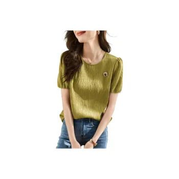 Mo Han Yi Mei Shirt Women's Yellow Green