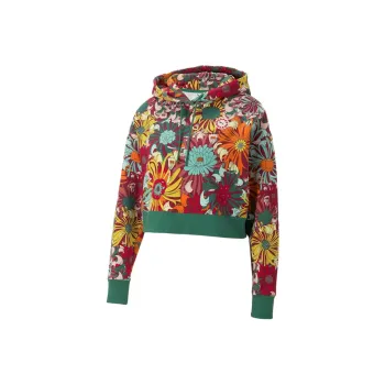 PUMA X Liberty Co-branded SS23 Sweatshirts Women's Green