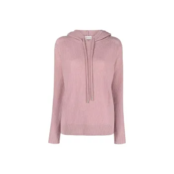 Moncler Logo patch Ribbed knit Hoodie
