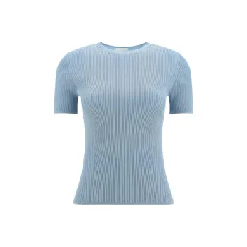 Zimmermann Waverly Ribbed Knit T Shirt