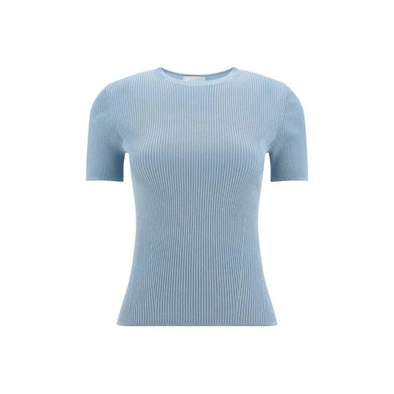 Zimmermann Waverly Ribbed Knit T Shirt-0