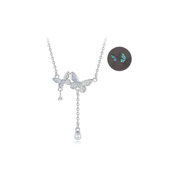 YINCHIE 999 Fine Silver Necklaces Women's