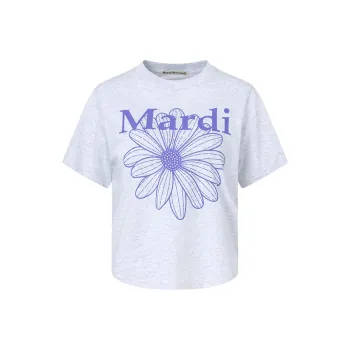 MARDI MERCREDI T Shirt Women's Korean Style
