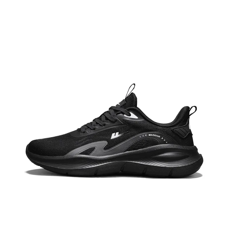 Warrior Coverage Lightweight, Breathable, Slip Resistant Low Top Running Shoes Men's Black Gray-0