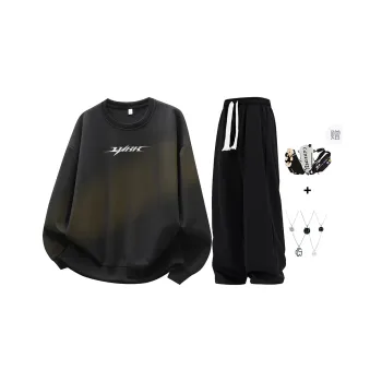 LIGHTNING BEAR Sweatshirt Set Unisex