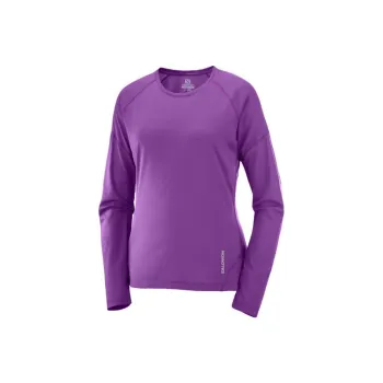 SALOMON CROSS RUN LS T-Shirt Women's Purple