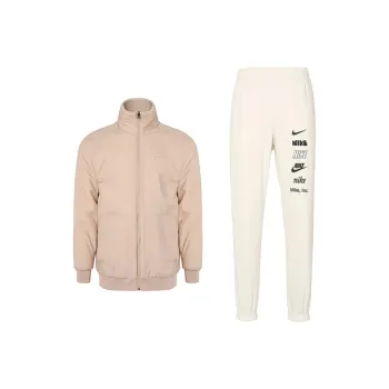 Nike Casual Sportswear Men Set Pink Top+White Pants
