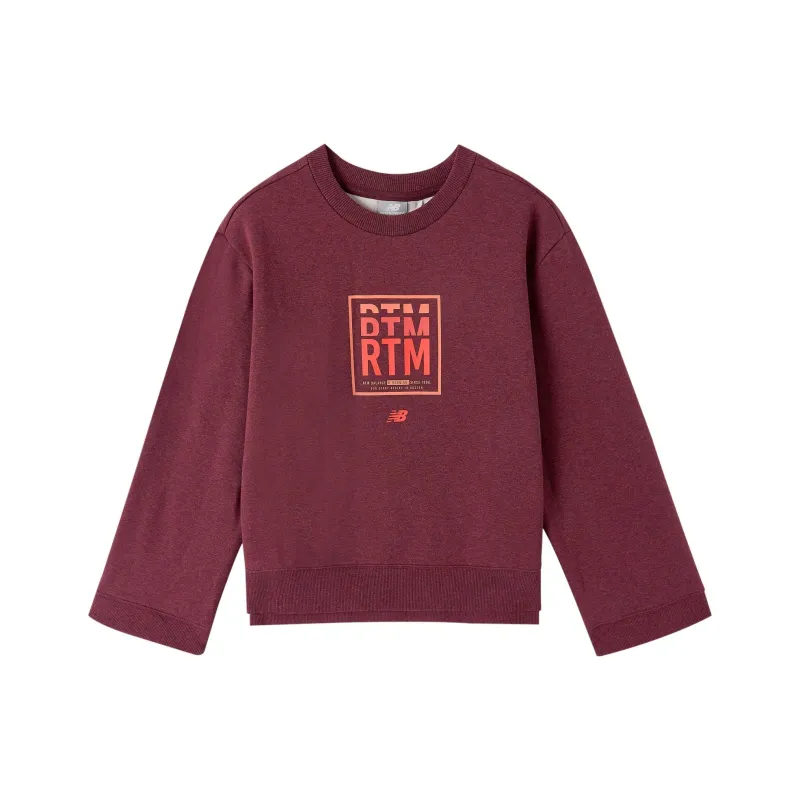 New Balance Sweatshirt Women's Burgundy-0