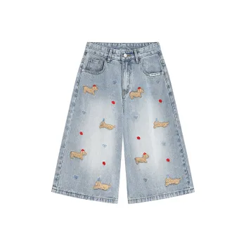RICE NINE TEN Denim Shorts Unisex