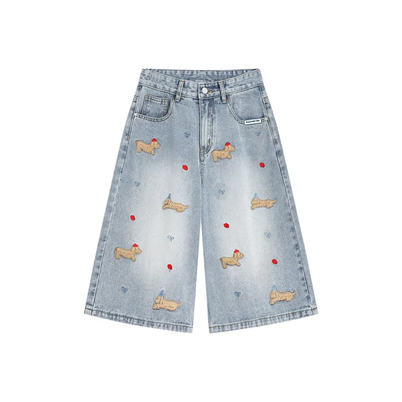 RICE NINE TEN Denim Shorts Unisex-6