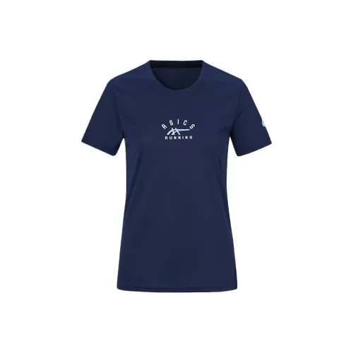 Asics T-Shirts Women's Blue