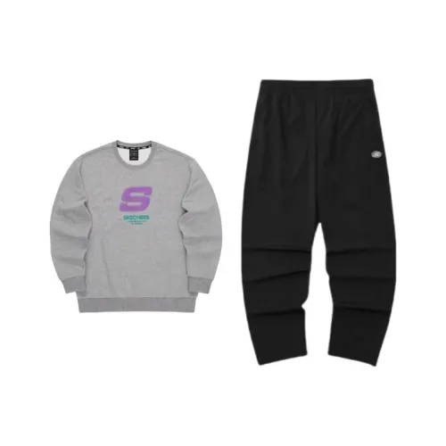 Skechers Sweatshirt Set Unisex Medium Heather Gray