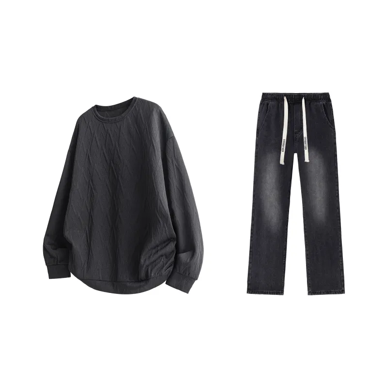DANGERTIGER Sweatshirt Sets Unisex-7