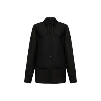 KARL LAGERFELD SS24 Shirt Women's Black