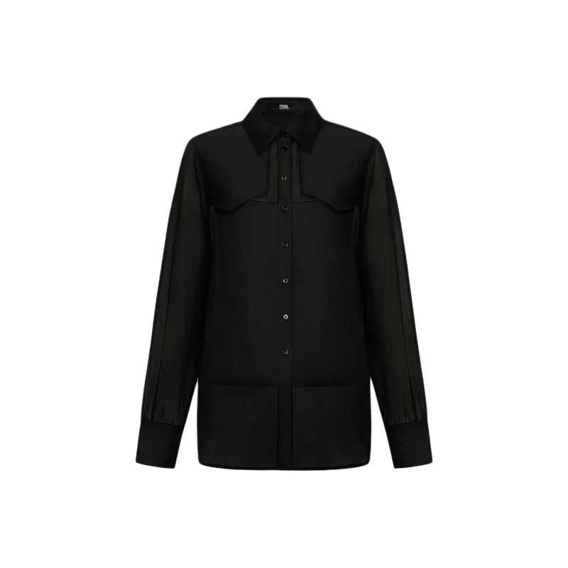 KARL LAGERFELD SS24 Shirt Women's Black-0