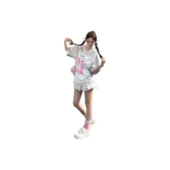 Ordifen Drop Shoulder Sleeve T Shirt Women's