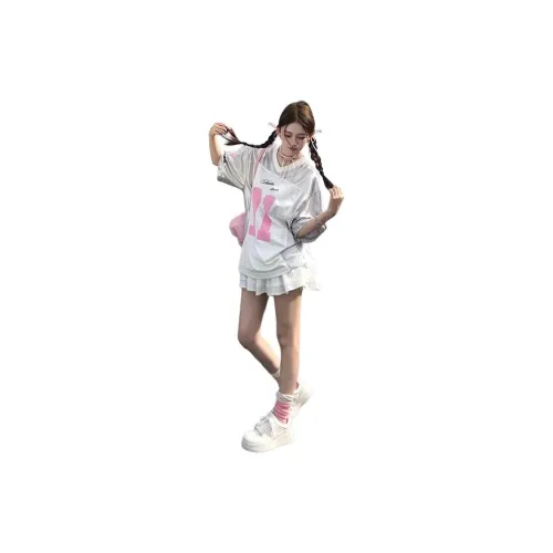 Ordifen Drop Shoulder Sleeve T Shirt Women's