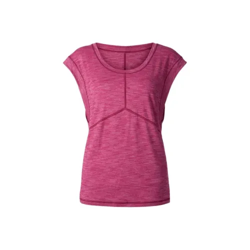 Lululemon Drop Shoulder Sleeve T-Shirt Women's Rose Red