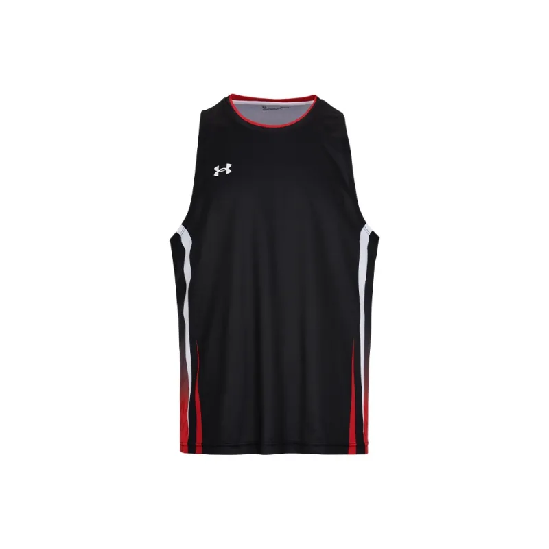Under Armour Basketball Jersey Men's Black Red-0