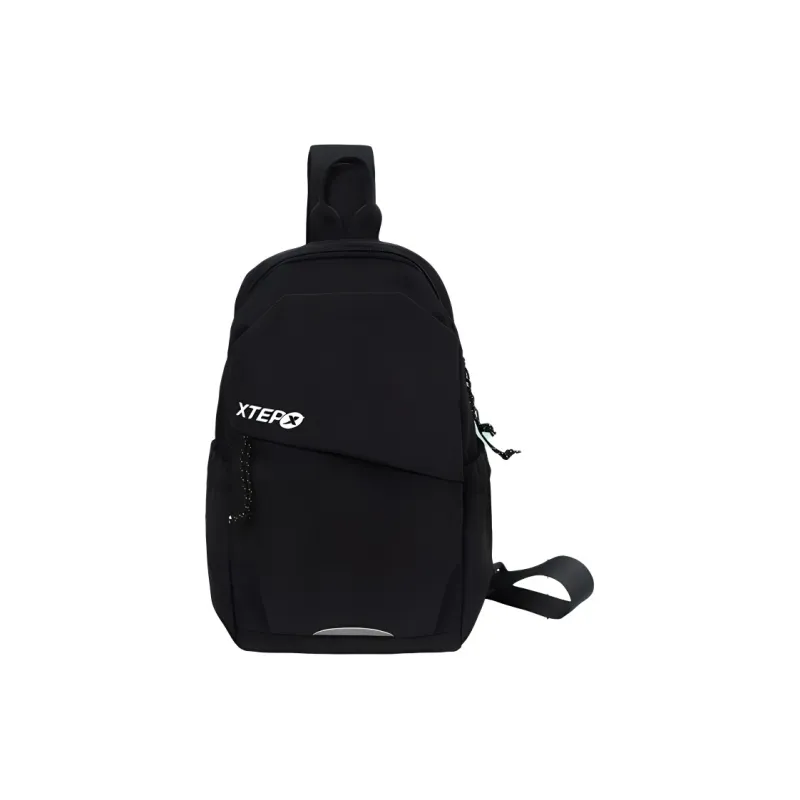 XTEP Chemical Fiber Bag Unisex Black-0