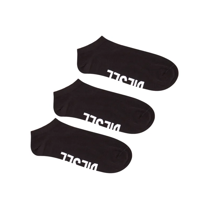 DIESEL Ankle Socks Men's 3 Pack Black-1