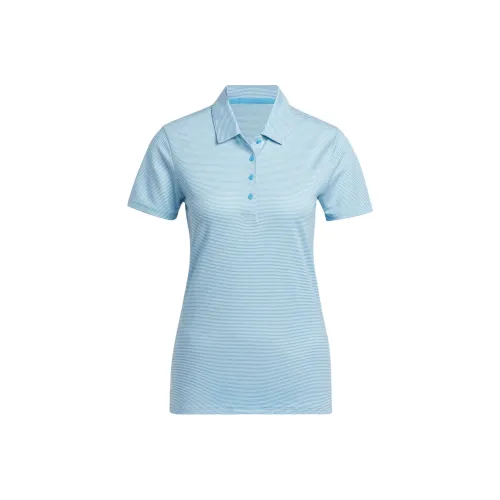 Adidas where Short Sleeve Polo Shirt Polo Shirt Women's Blue