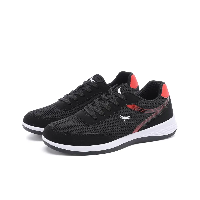 RED DRAGONFLY Mesh Athletic Shoes Abrasion Resistant Low Top Casual Shoes Men's-4