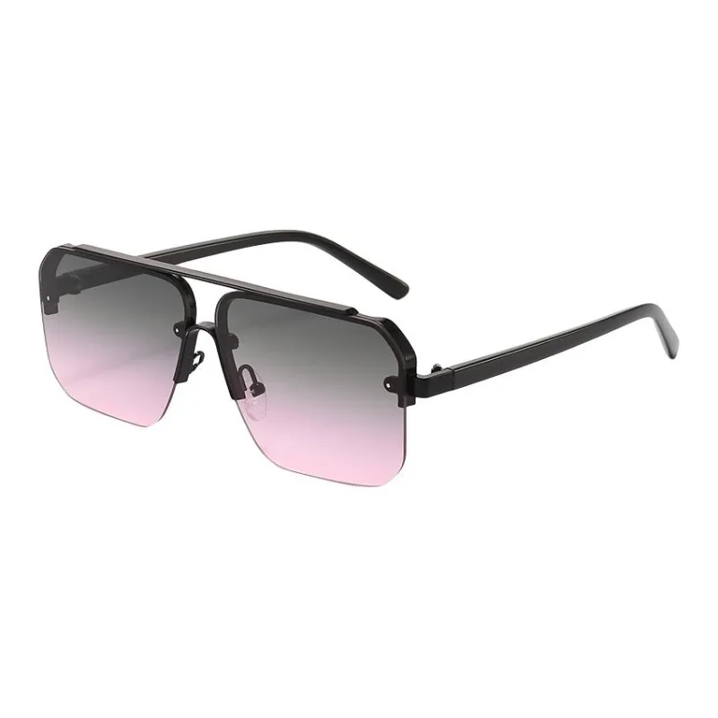 JEANSWEST PC Metal Square Sunglasses Unisex-0