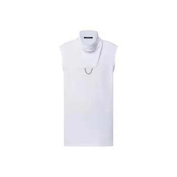 LOUIS VUITTON High Neck Shoulder T Shirt