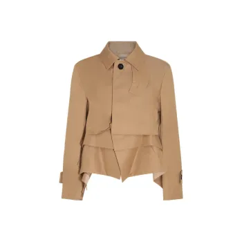 Sacai Layered Cropped Jacket
