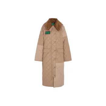 BARBOUR Burghley Quilted Jacket Jackets Coats Women's Honey