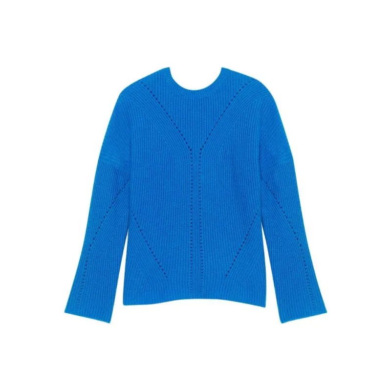 Maje Cashmere Sweater Women's Blue-0