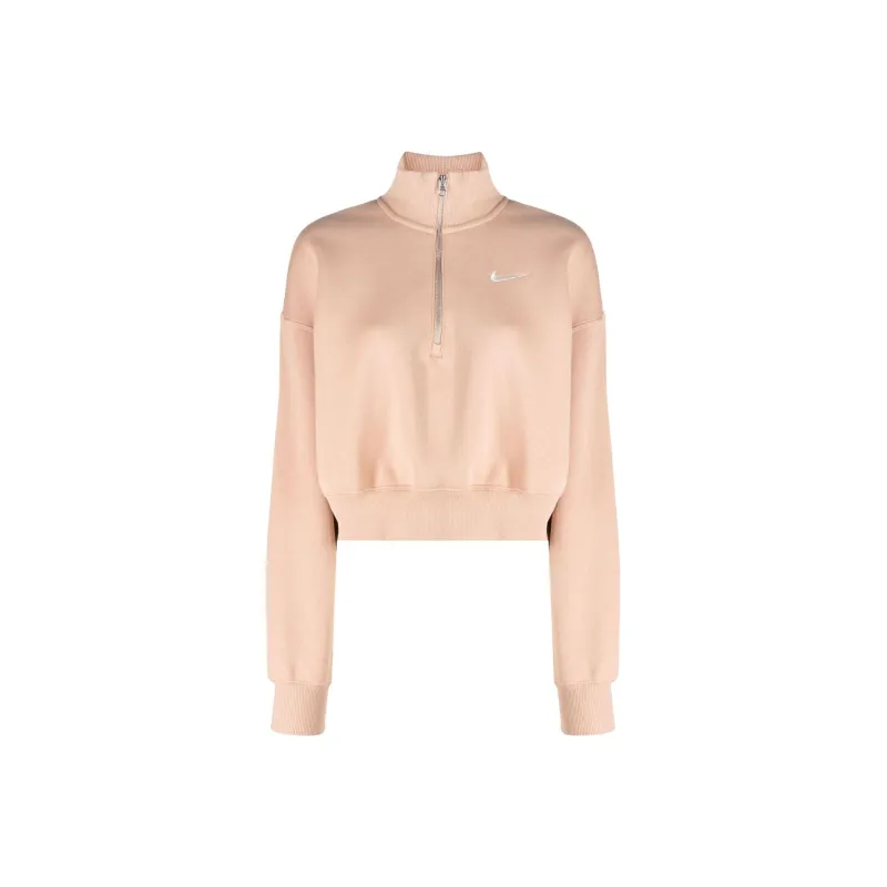 Nike Sportswear Phoenix Fleece Women's 1/4 Zip Cropped Sweatshirt-0
