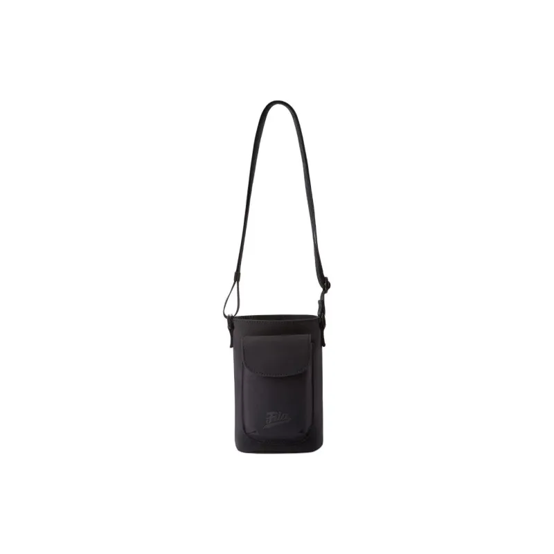 FILA FUSION Fabric Shoulder Bag, Crossbody Bag Unisex Black-0