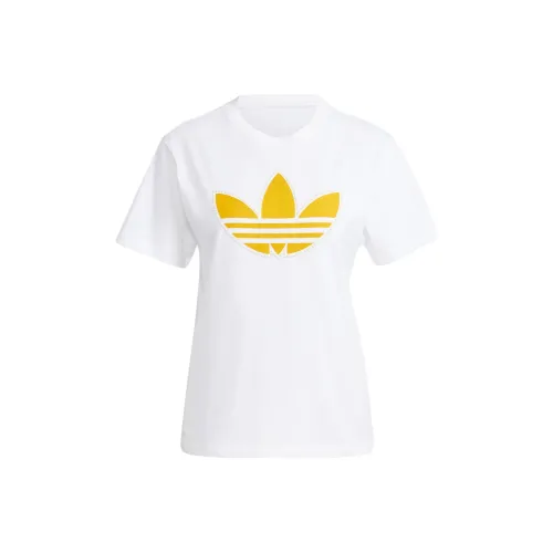adidas originals Women's Lifestyle Pearl Trefoil Tee White