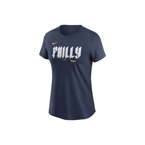 Nike T-Shirt Women's Marine Blue Philadelphia Phillies Phillips