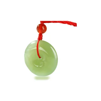 Cardamom Time Hetian Jade Pendants Pale Greenish White Jade Unisex