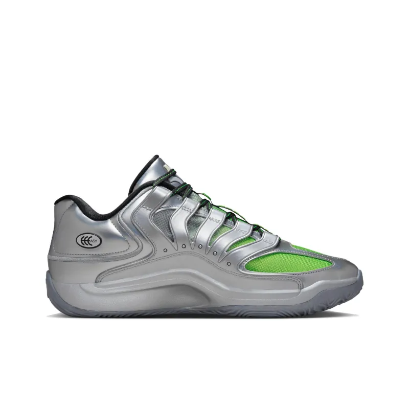 Nike KD 18 Anti Slip Wear Resistant Low Top Basketball Shoes Men's Silver Gray-3