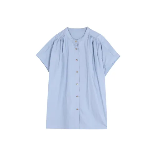 Painting system Shirts Women's Blue