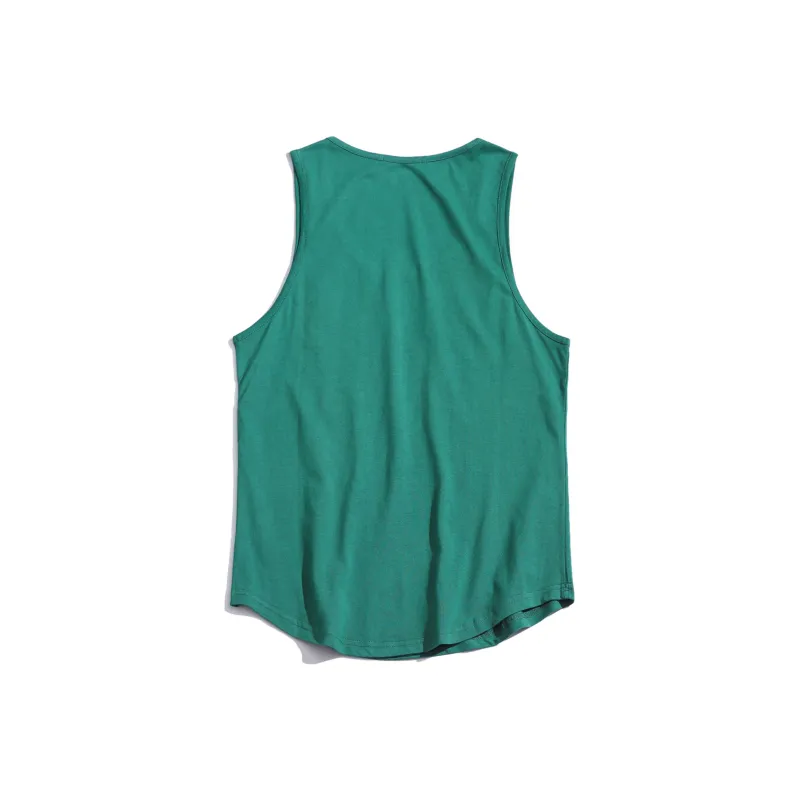 MIIRACER 100% Cotton Versatile Trendy Fitness Running Tank Top Unisex-1