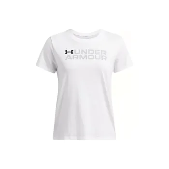 Under Armour Big Logo T Shirt Women's White
